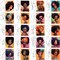 20 Pcs Stretched Pre Drawn Canvas African American Canvas to Paint Afro Queen Black Art for Painting for Adults Outline Pre Drawn Stretched Cotton Art to Paint Party Set, 8 x 10